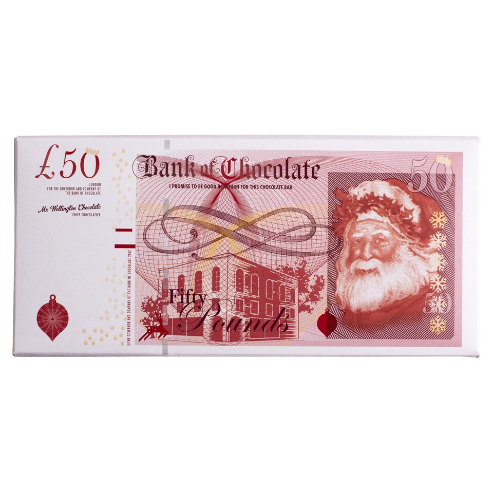 Tesco Milk Chocolate £50 Note 100G