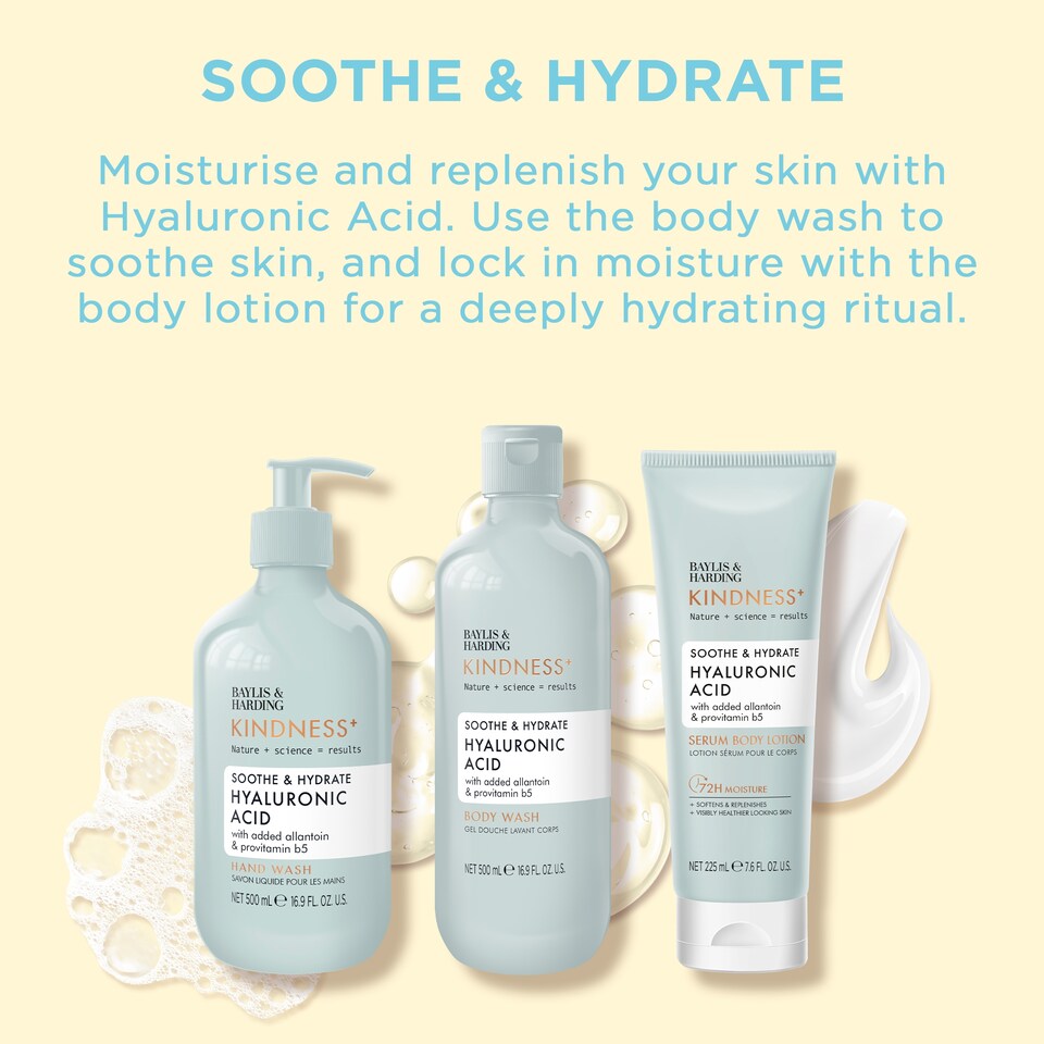 image 1 of Baylis & Harding Kindness Hyaluronic Acid Hand Wash 500ml