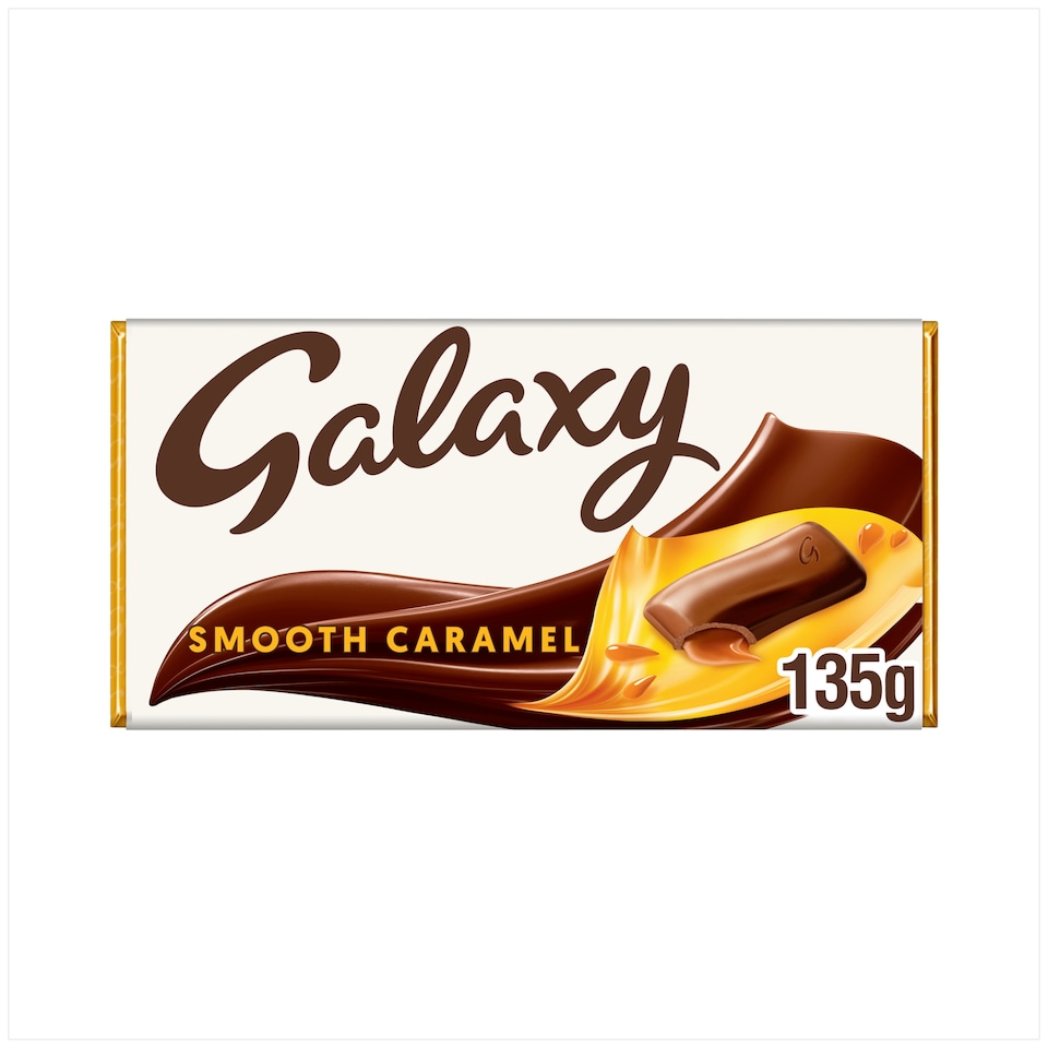 Galaxy Smooth Caramel & Milk Chocolate Bar 135g