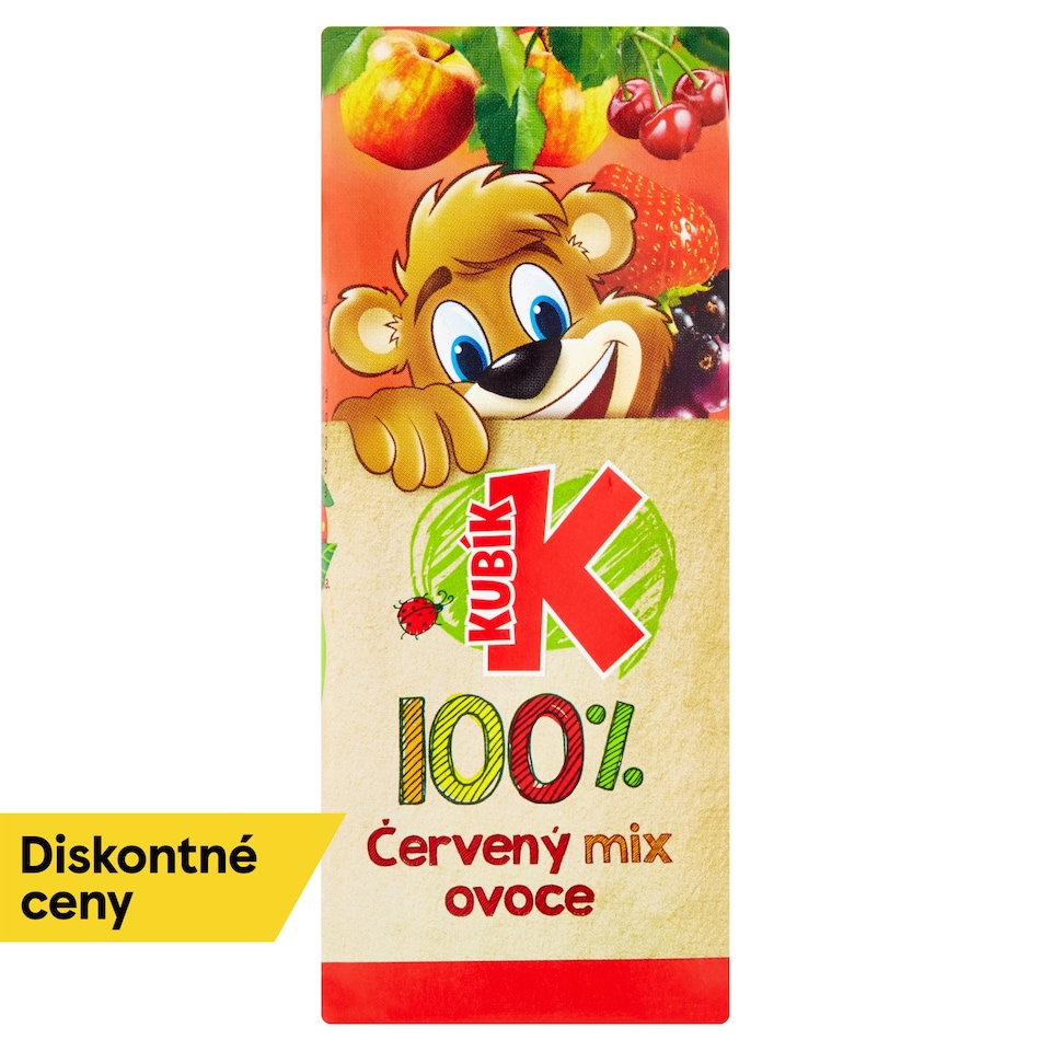 obrázok 1 z Kubík 100% červený mix ovocia 200 ml