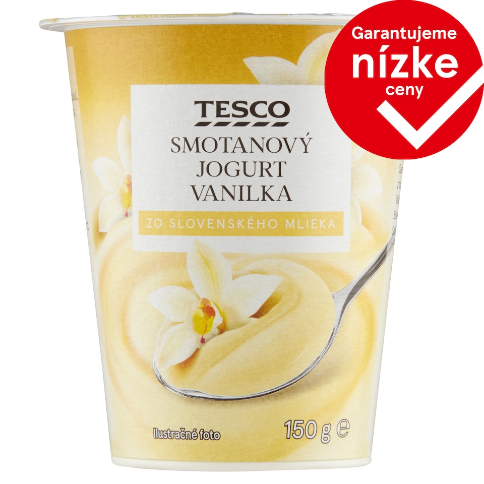 Tesco Smotanový jogurt vanilka 150 g