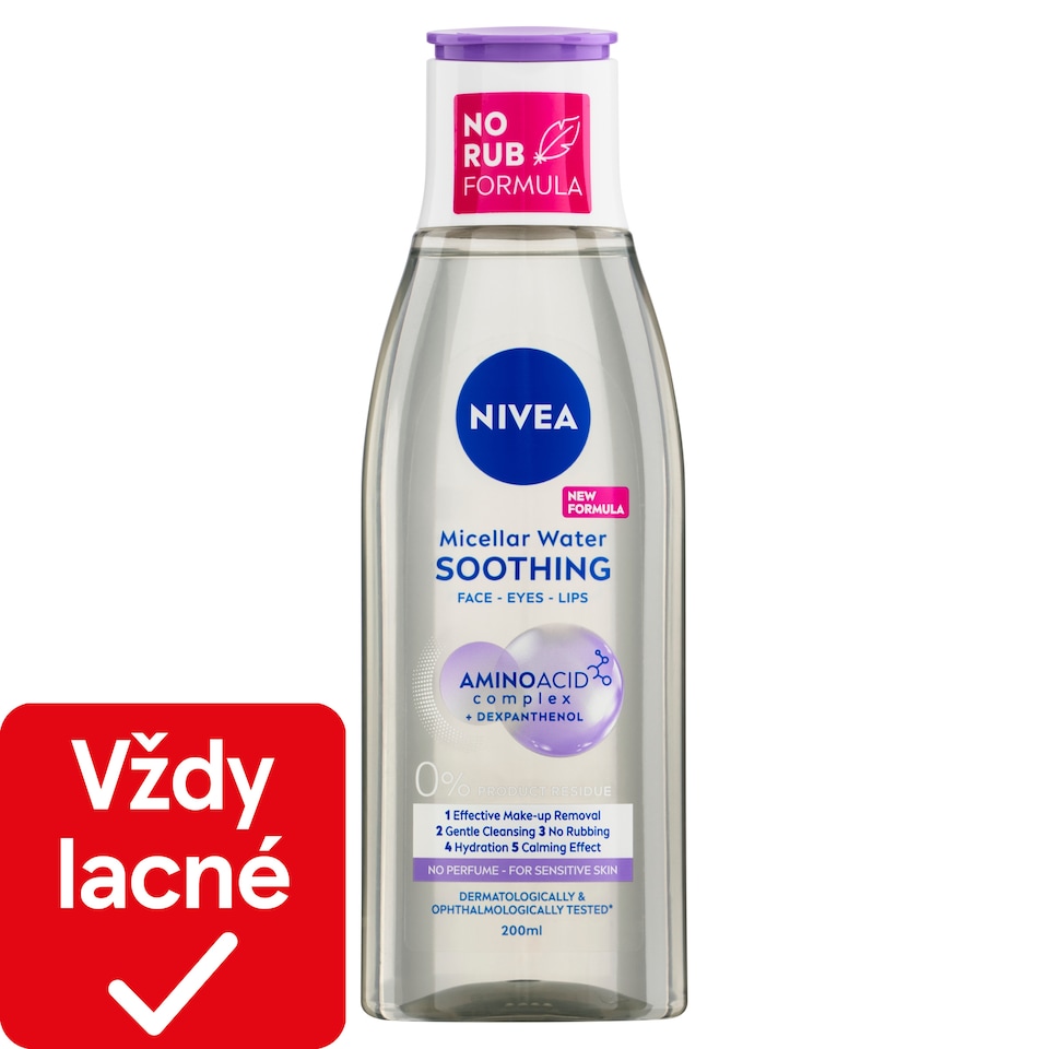 image 1 of Nivea Soothing Micellar Water for Sensitive Skin 200 ml