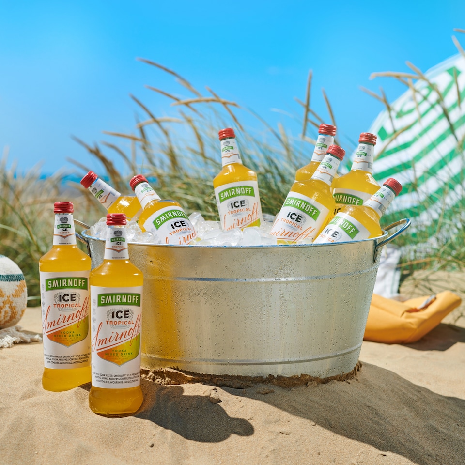 image 1 of Smirnoff Ice Tropical Ready To Drink Premix Bottle 70cl