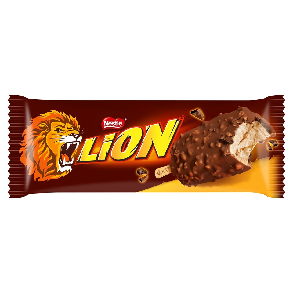 Nestlé Lion Mrazený krém karamelový s karamelovým topingom v mliečnej čokoláde 90 ml
