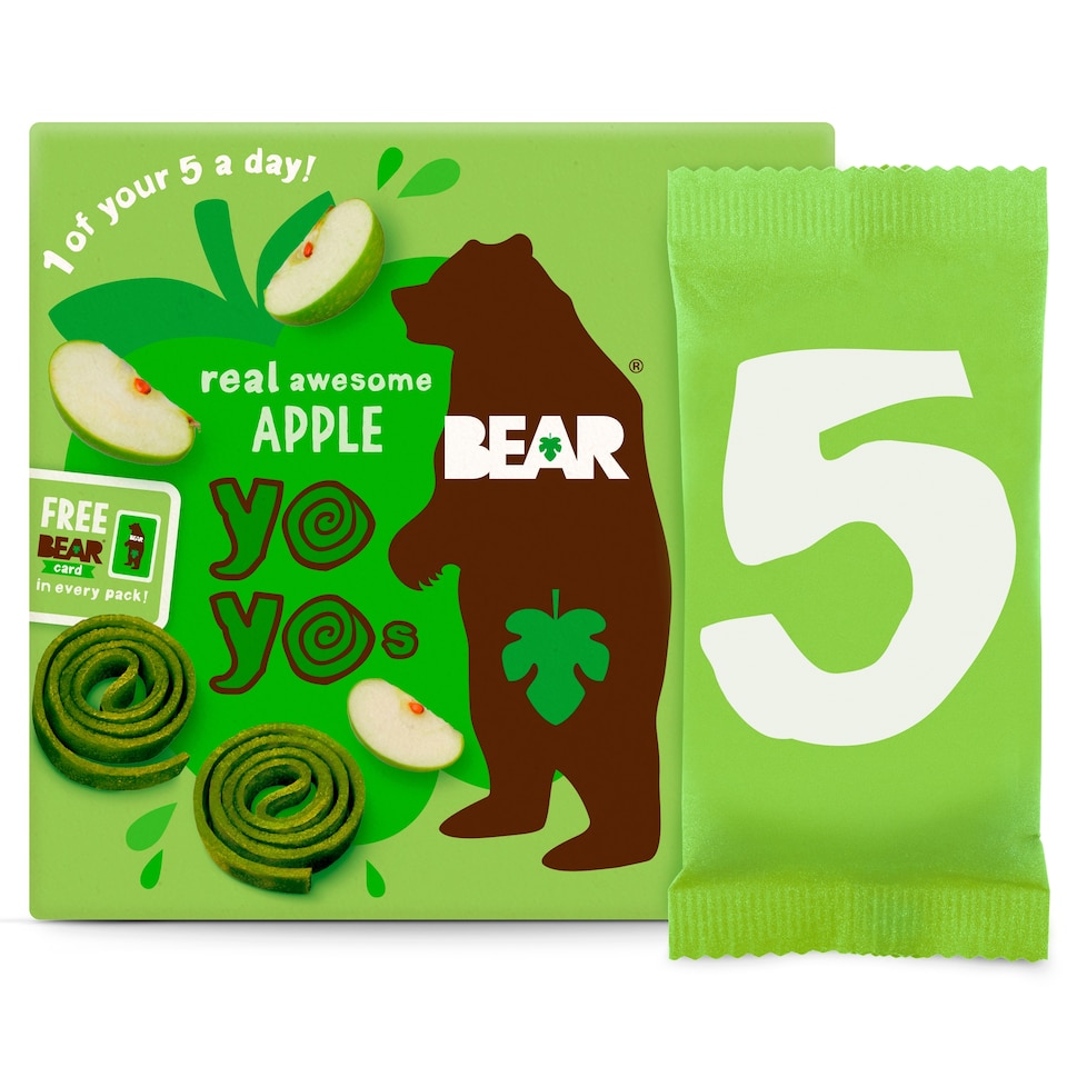 Bear Apple YoYos Multipack 5 x 20g