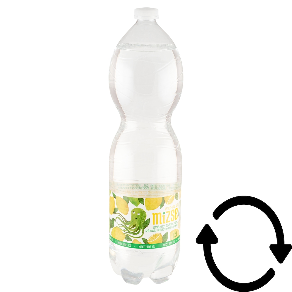Mizse lemon-lime ízű természetes ásványvíz alapú, szénsavas üdítőital édesítőszerekkel 1,5 l