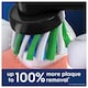 image 2 of Oral-B Pro Cross Action Black Toothbrush Heads 2 Pack