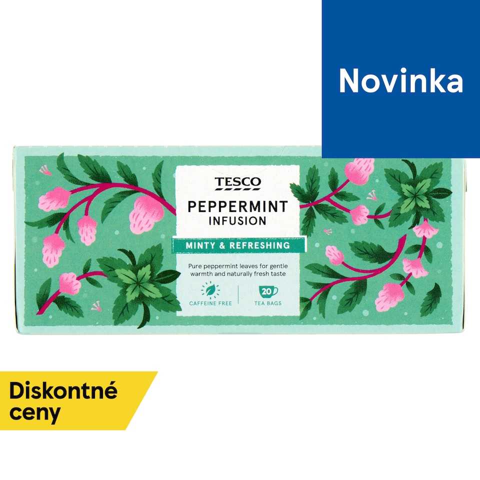 Tesco Peppermint Infusion 20 x 2 g (40 g)