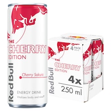 Red Bull Cherry Edition Energy Drink 4 x 250ml
