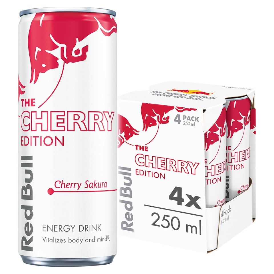Red Bull Cherry Edition Energy Drink 4 x 250ml