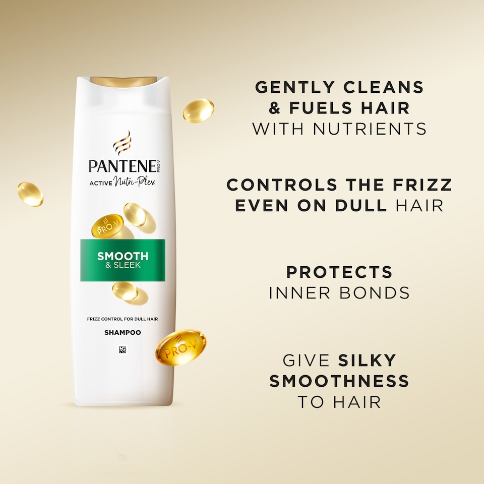 image 1 of Pantene Active Nutri- Plex Smooth & Sleek Shampoo 500ML