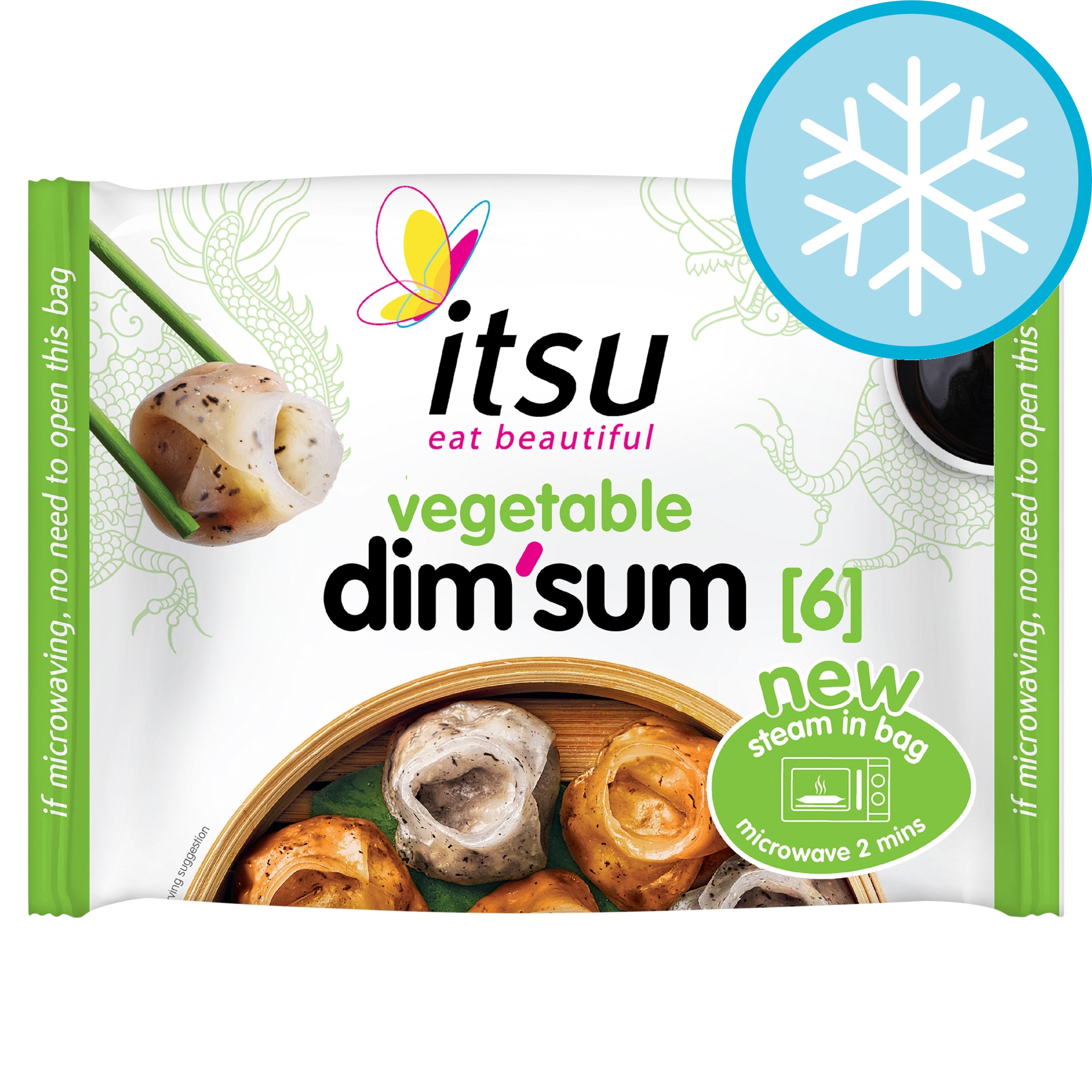 itsu 6 vegetable dim sum 168g