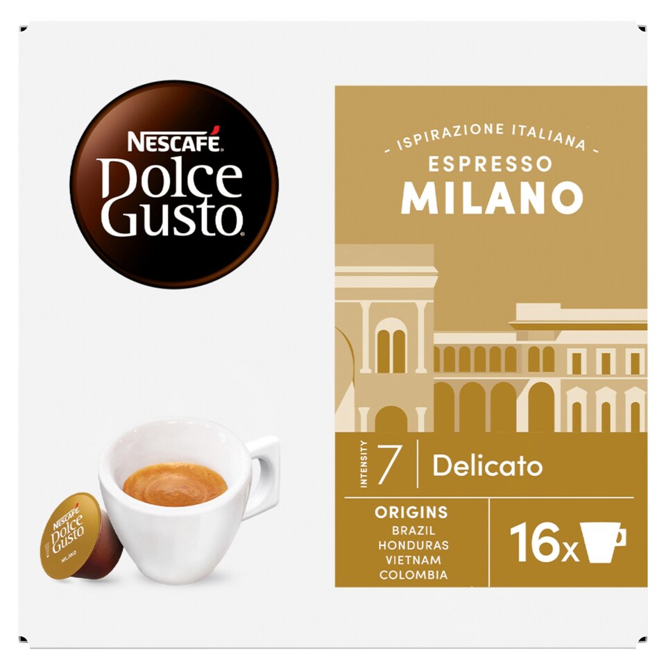 Obrázek 1 pro produkt NESCAFÉ Dolce Gusto Espresso Milano - kávové kapsle - 16 ks