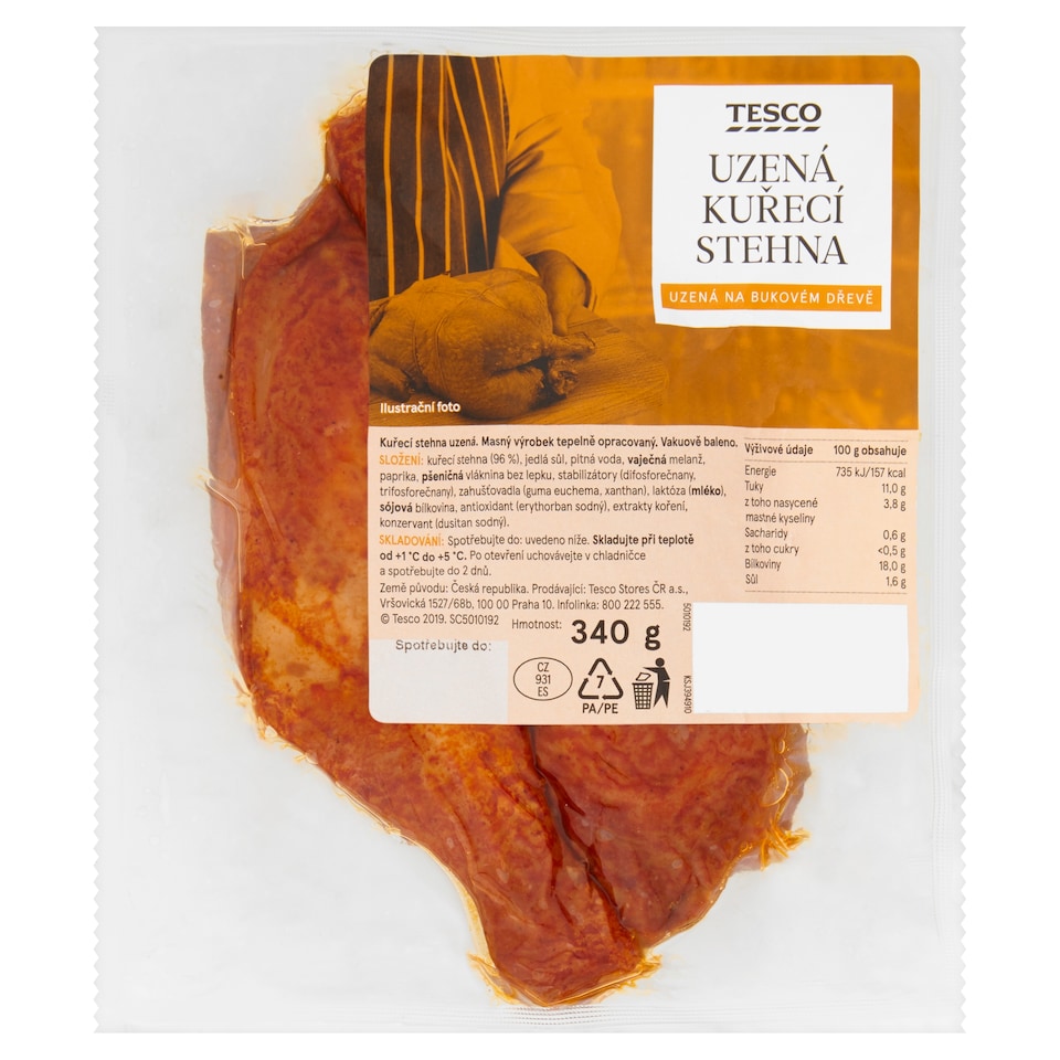 Tesco Smoked Chicken Thighs 340g