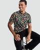 image 1 of F&F Pure Cotton Halloween Print Short Sleeved T-Shirt in Black