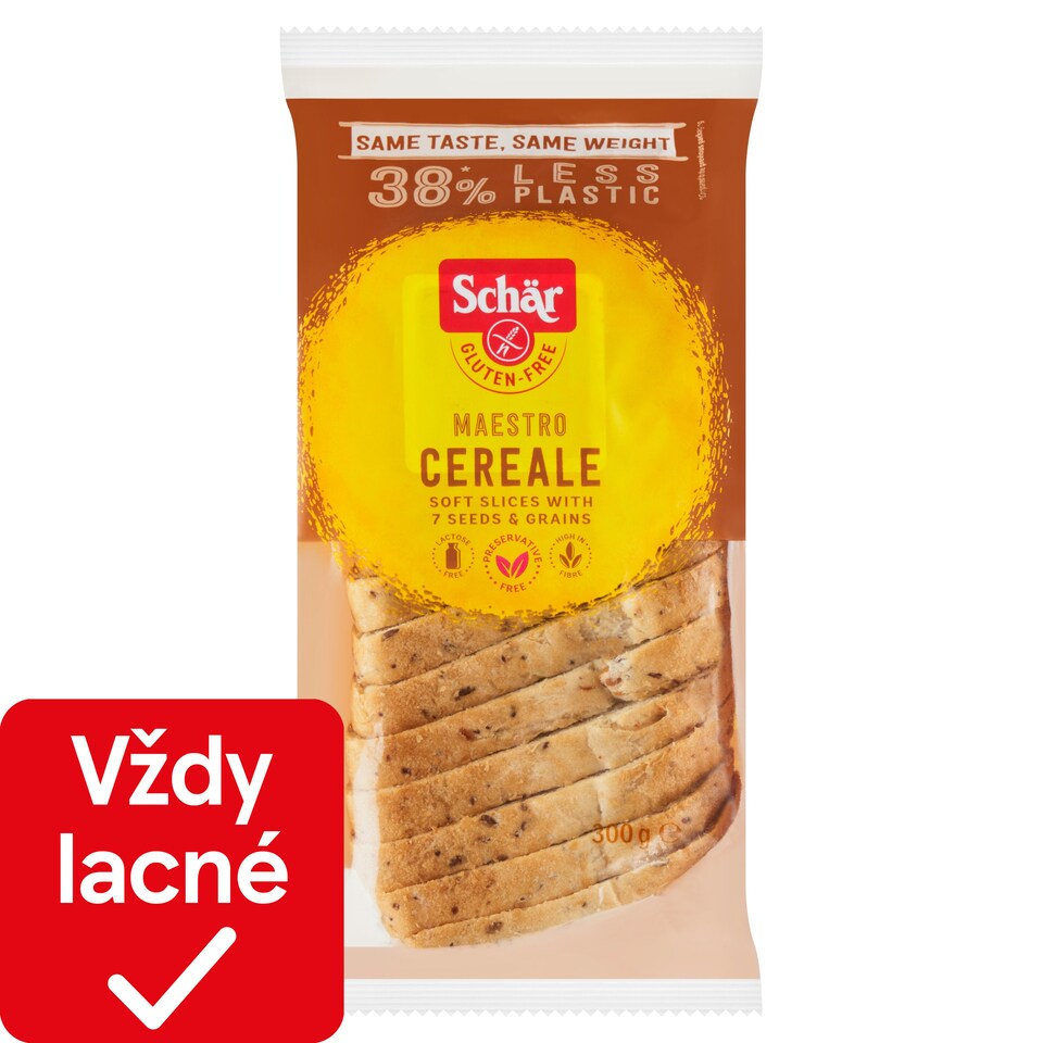 obrázok 1 z Schär Maestro Cereale chlieb bezgluténový viaczrnný krájaný 300 g