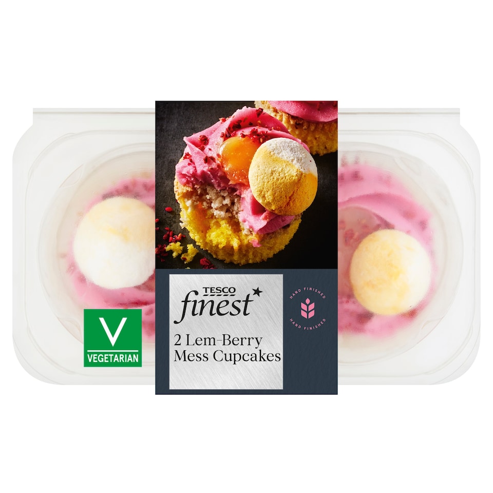 Tesco Finest Cupcakes - Lem-Berry Mess 2 Pack