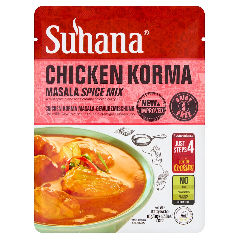 Suhana Chicken Korma Masala Spice Mix 80g