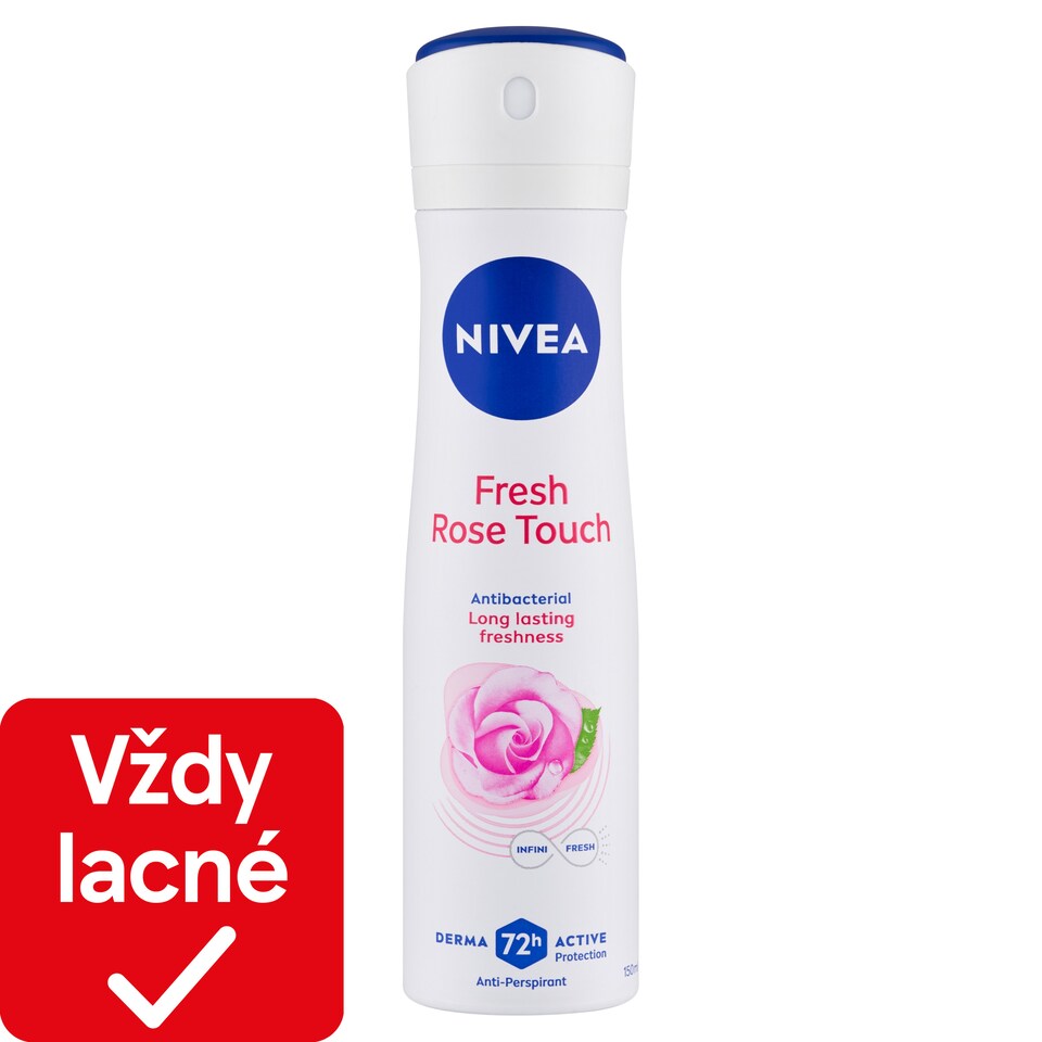 obrázok 1 z Nivea Fresh Rose Touch Sprej antiperspirant 150 ml