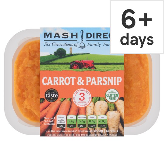 Mash Direct Carrot & Parsnip Mash 200G