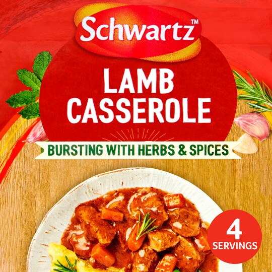 Schwartz Authentic Lamb Casserole Mix 35G Tesco Groceries