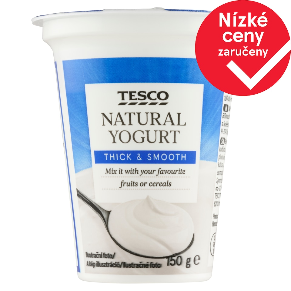 Tesco Natural Yoghurt 150g