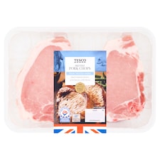 Tesco British Pork Chops 350g 