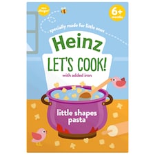 Heinz Let's Cook Little Shapes Pasta 6+Months 340G