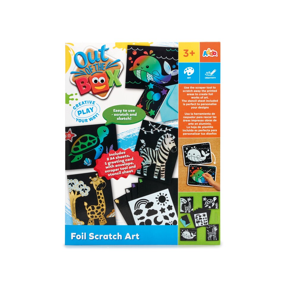 Addo Vyškrabávací obrázky sada