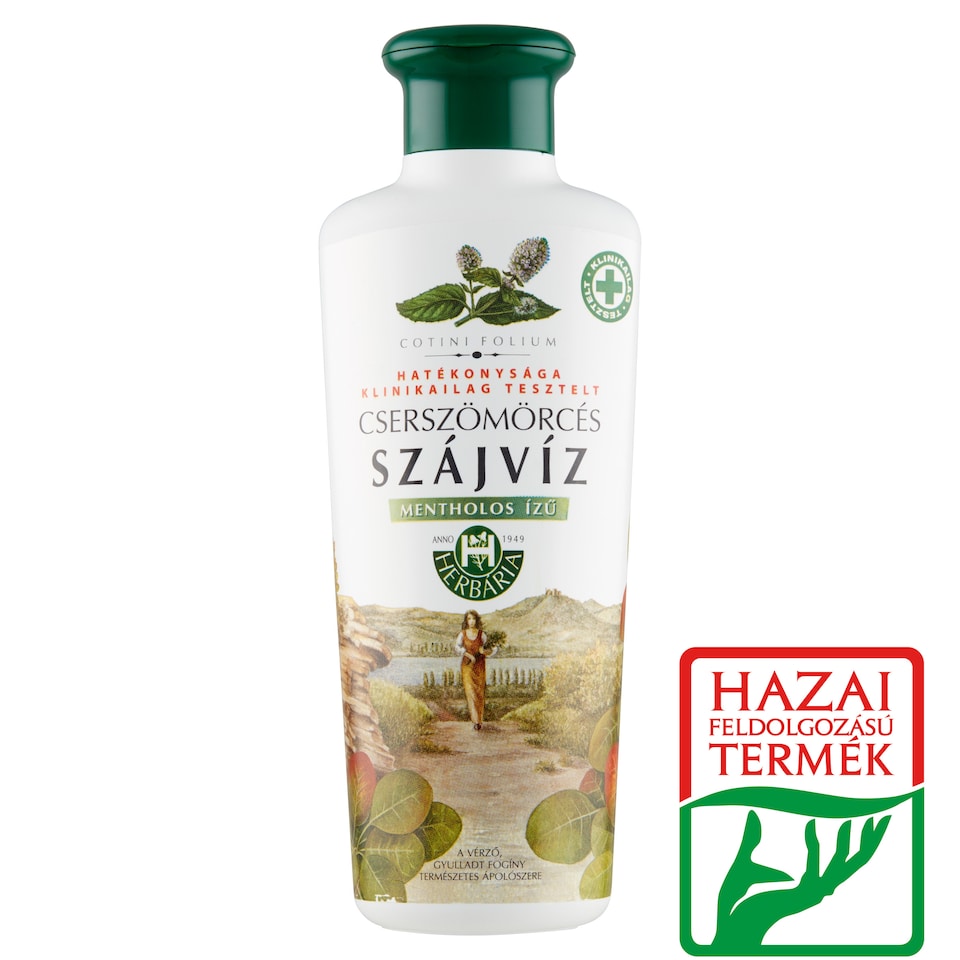 Herbária Cserszömörcés szájvíz menthol ízű 250 ml