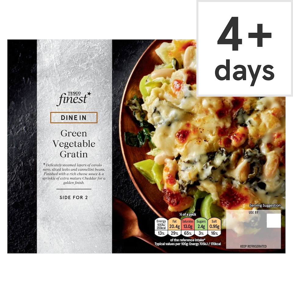 Tesco Finest Green Vegetable Gratin  300g
