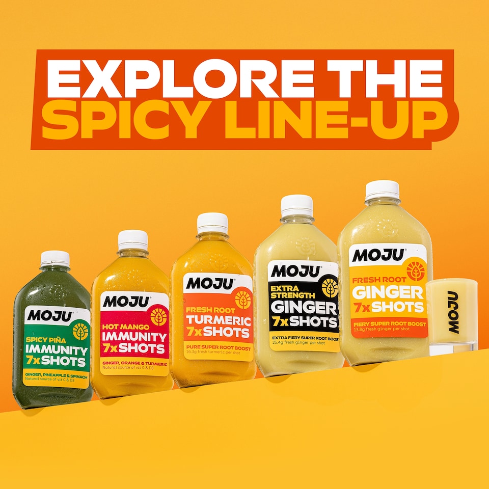 image 1 of MOJU Extra Strength Ginger 7x Shots 420ml