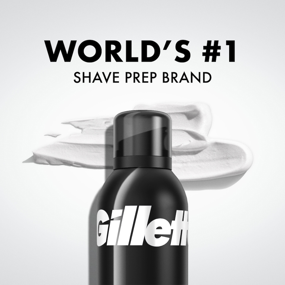 image 1 of Gillette Classic Sensitive Skin Shaving Foam 200ml