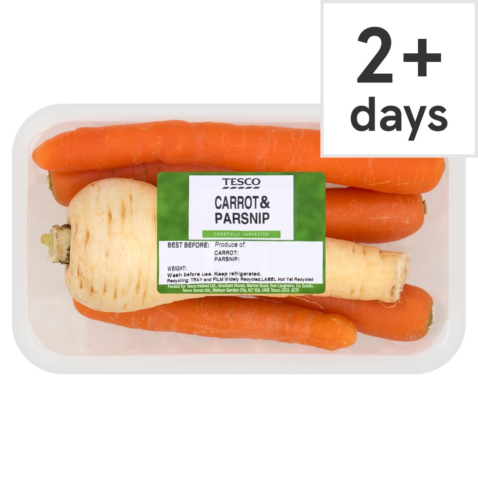 Tesco Carrot And Parnsip 500G