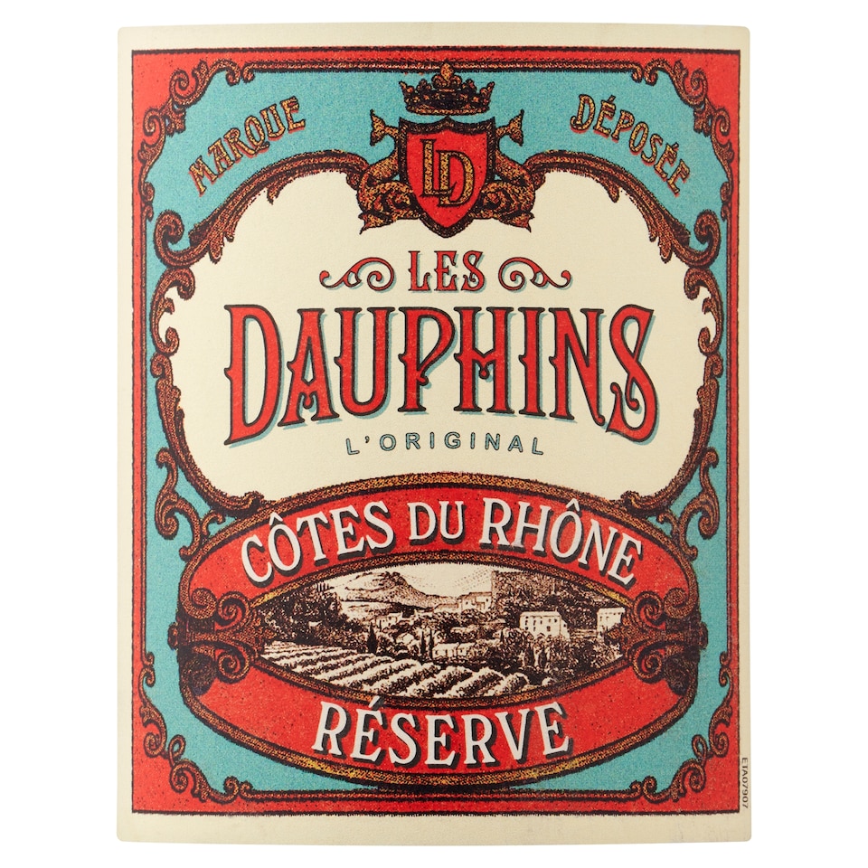 image 1 of Les Dauphins Cotes Du Rhone 75Cl