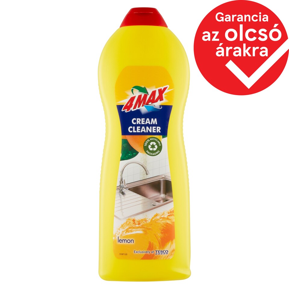 4MAX Lemon Cream Cleaner 750 ml