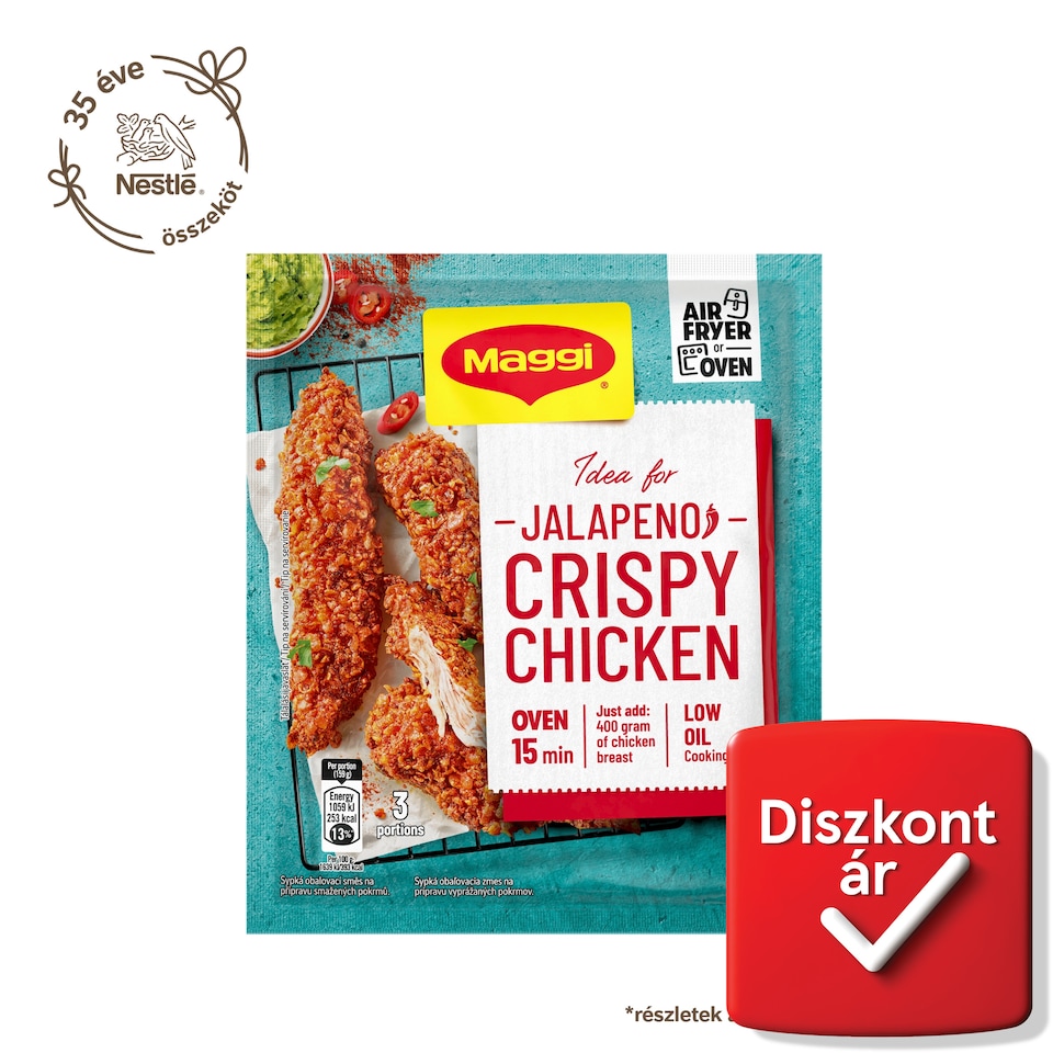 Maggi Crispy jalapeno panírmorzsa alap jalapeno paprikával amerikai stílusú ételekhez 66 g 
