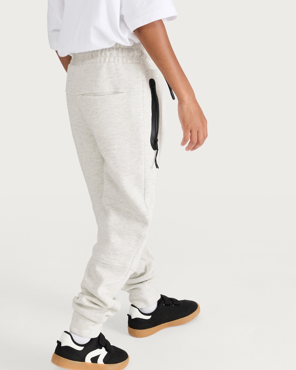 image 1 of 9 Peaks Cotton Rich Cuffed Joggers in Grey