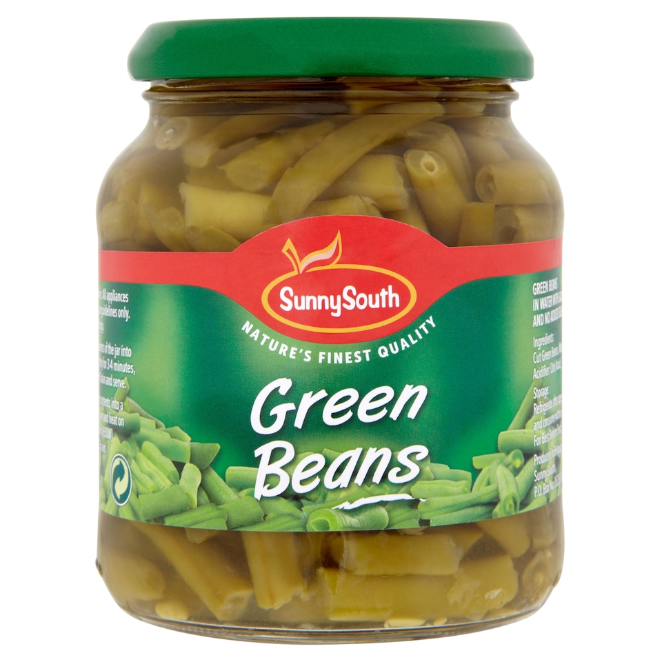 Sunny South Cut Green Beans In Jars 340G