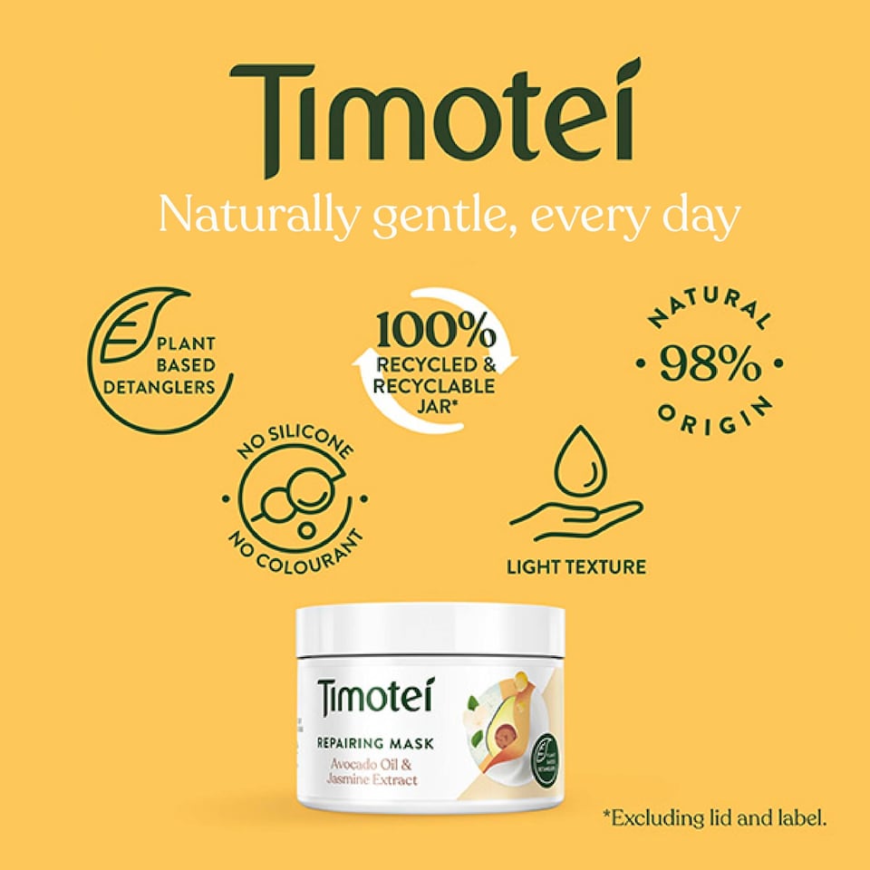 image 1 of Timotei Rpairng Hair Mask Avoc And Jasmine 300Ml