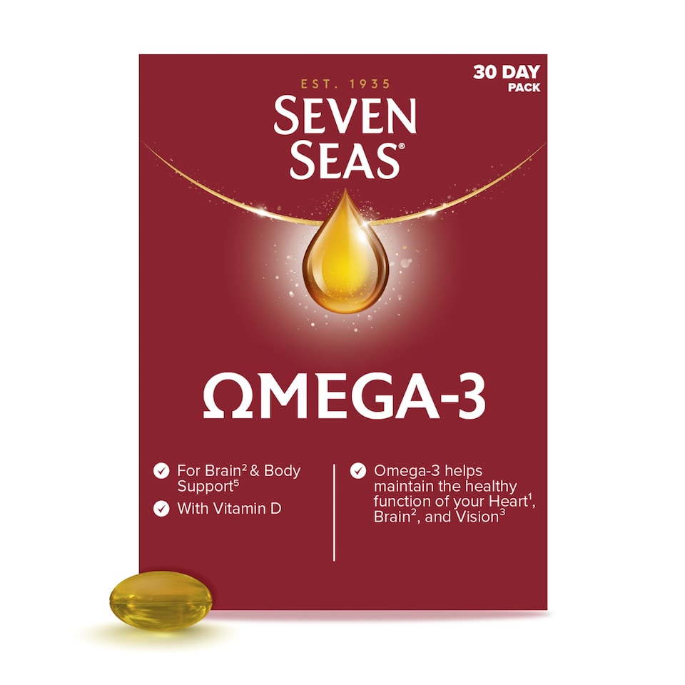 image 1 of Seven Seas Omega-3 Fish Oil with Vitamin D 30s