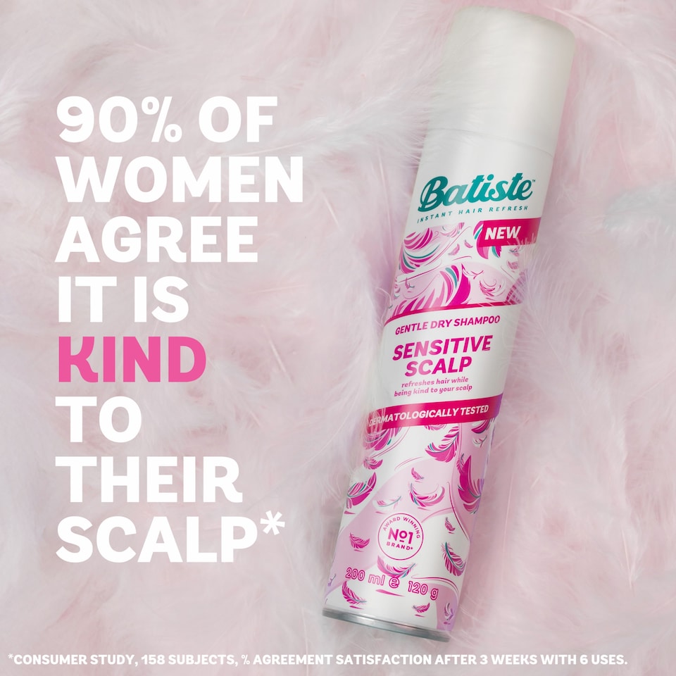 image 1 of Batiste Sensitive Scalp Dry Shampoo 200ml