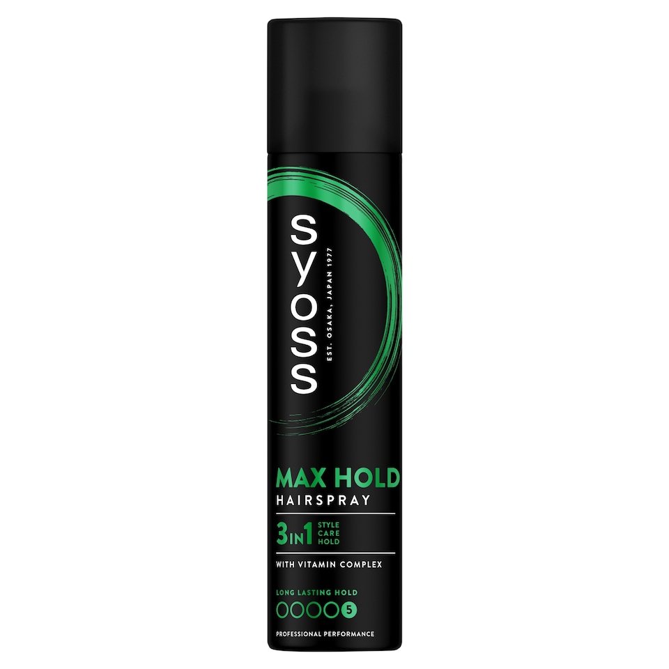 Obrázek 1 pro produkt Syoss Max Hold 3v1 lak na vlasy pro fixaci vlasů 300ml