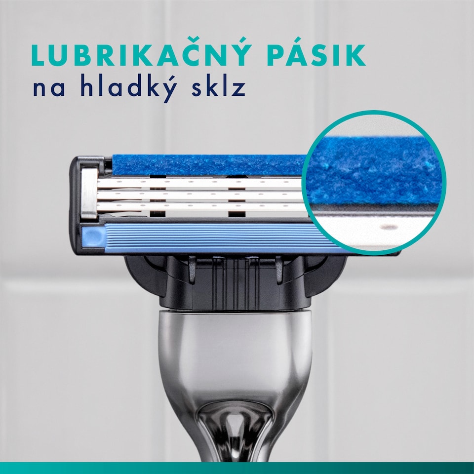 obrázok 1 z Gillette Mach3 Náhradné Holiace Hlavice pre Mužov, Gillette Náhradné Holiace Hlavice s 3 Čepieľkami