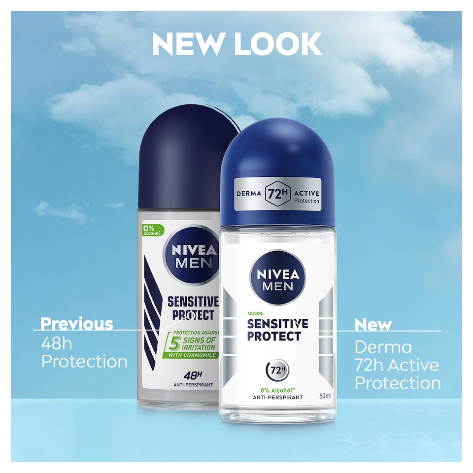 image 1 of NIVEA MEN Sensitive Protect Anti-Perspirant Deodorant Roll-On 50ml