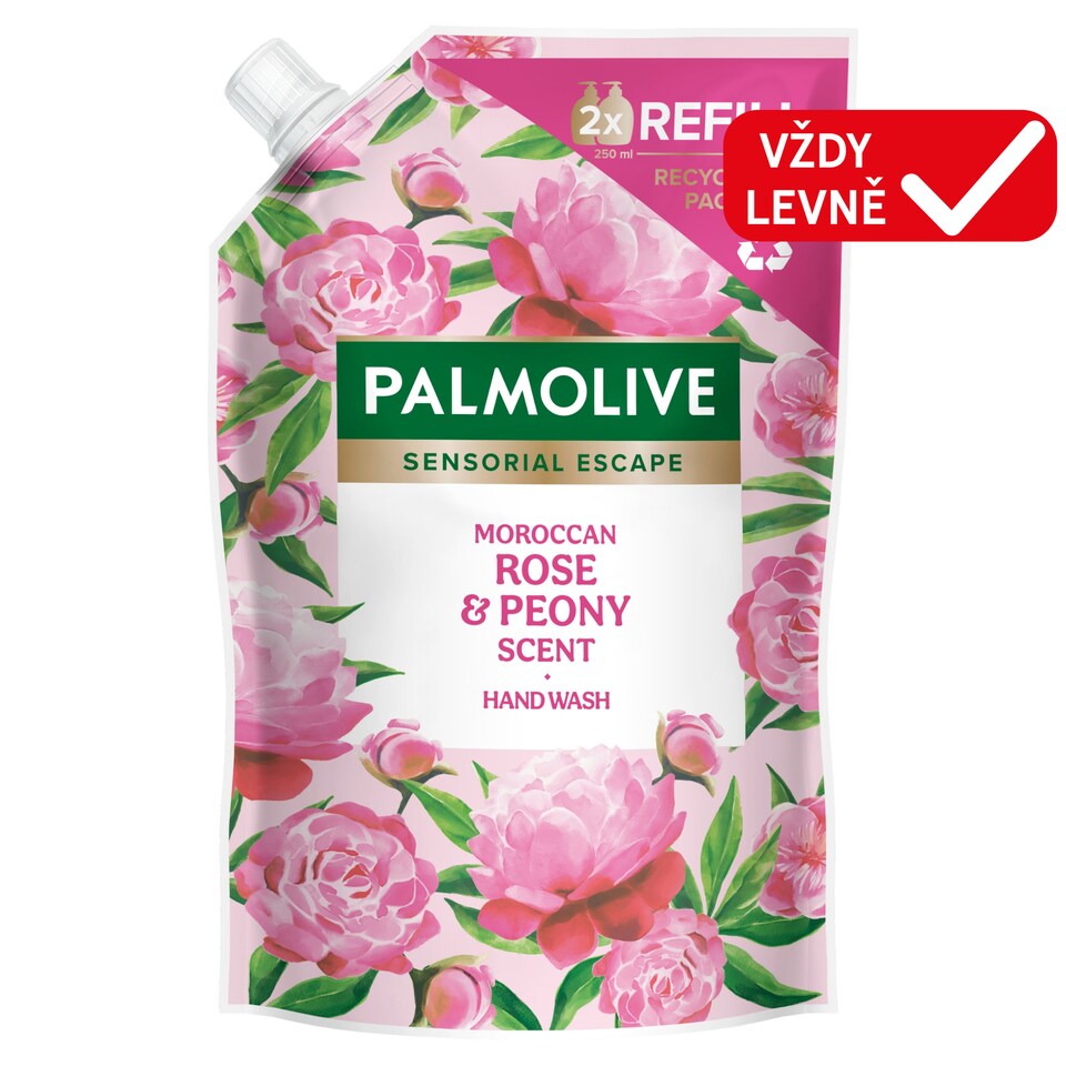 Obrázek 1 pro produkt Palmolive Sensorial Escape Moroccan Rose & Peony tekuté mýdlo na ruce 500ml