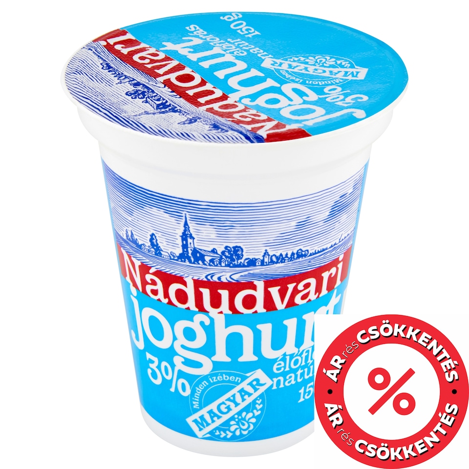 Nádudvari élőflórás natúr joghurt 150 g
