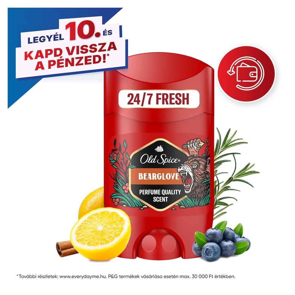 Old Spice Bearglove Férfi Stift Dezodor, 65 ml 1. kép