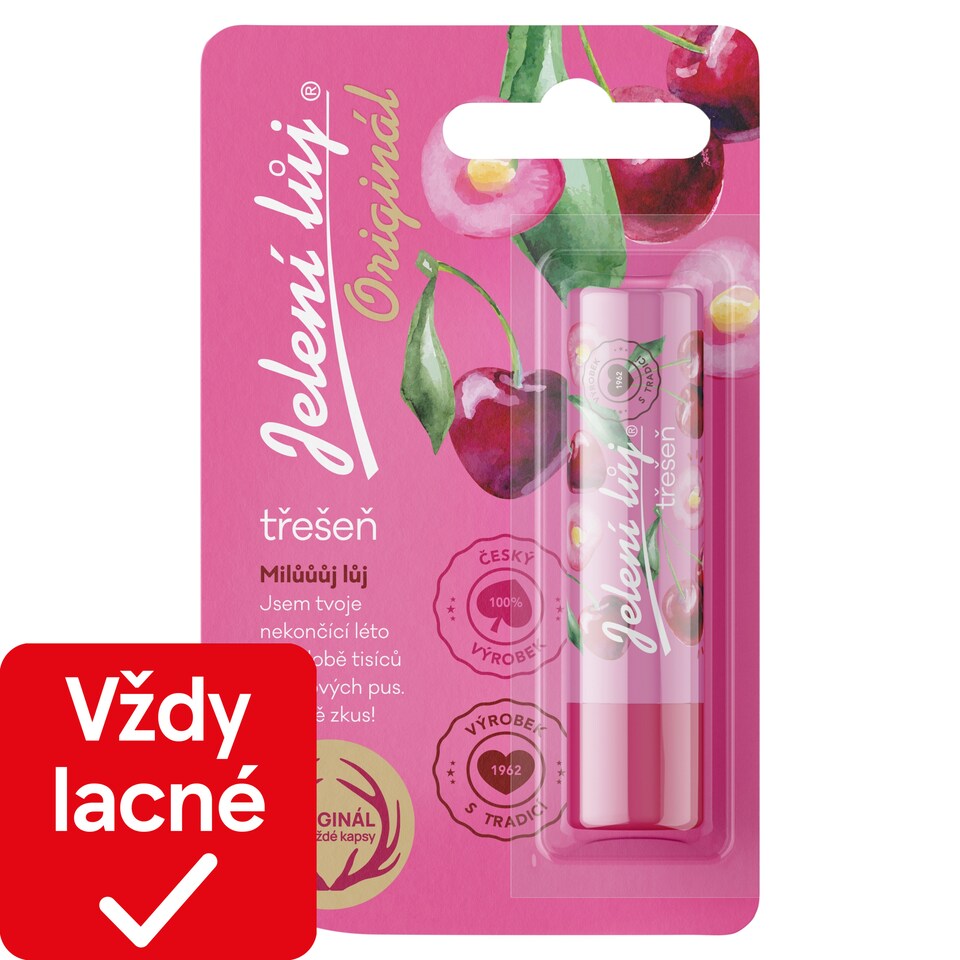 Jelení Lůj Cherry Lip Balm