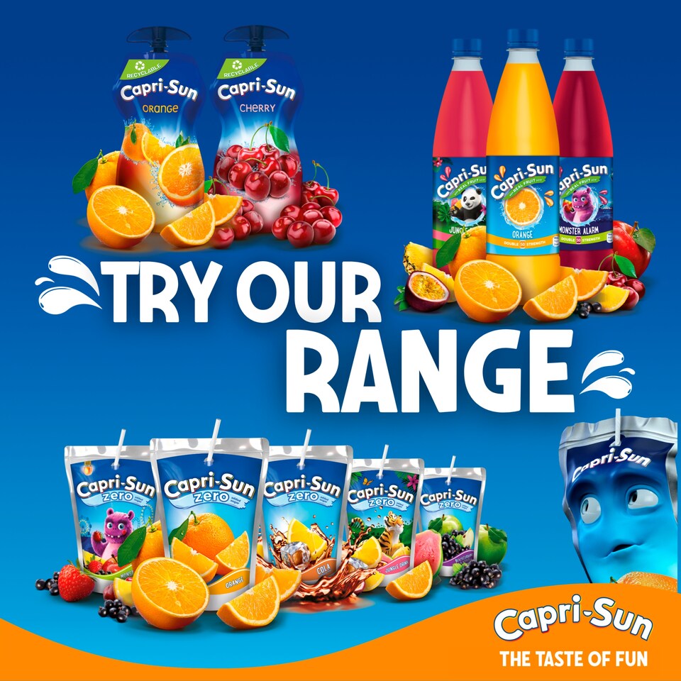 image 1 of Capri Sun Orange Juice Drink 8 X 200Ml